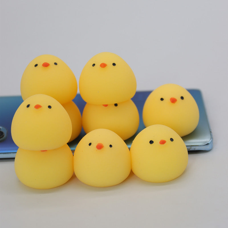 Super Cute Dumplings Squeezing Toy Fat Chicken Soup round Chicken
