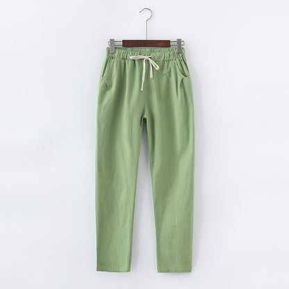 Women's cropped pants women harem pants