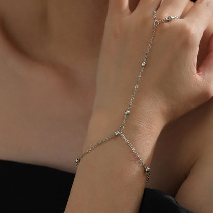 New Stylish Ring Bracelet With A Light-luxury High-end Vibe