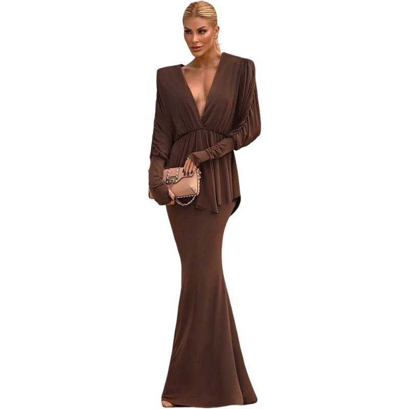 Stylish And Minimalist Long Set Womens Outfit