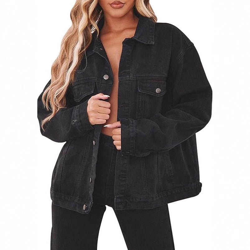 Fashion Denim Jacket Top Women